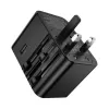 Hoco AC32 45W 5-Ports Universal Travel Adapter