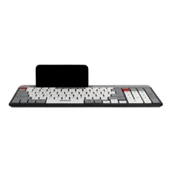 Jedel K37 Wired Slim 100 key Chocolate Keyboard With Mobilephone Holder