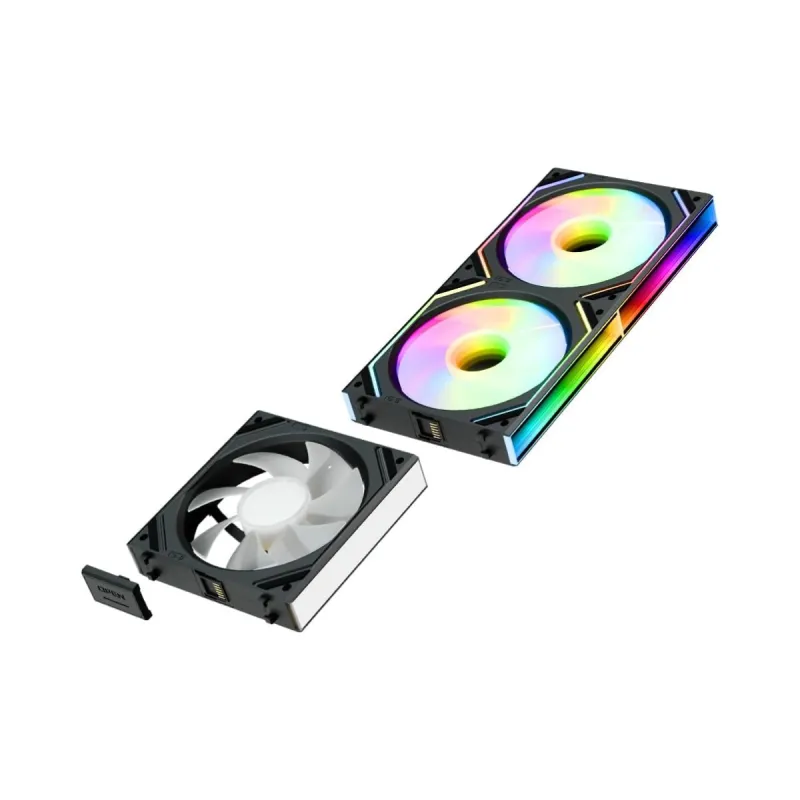 Jungle Leopard JM-V2 120mm Infinite Mirror ARGB Casing Fan Black Jungle Leopard JM-V2 120mm Infinite Mirror ARGB Casing Fan Black