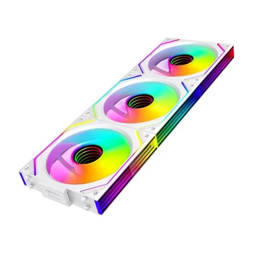 Jungle Leopard JM-V2 120mm Infinite Mirror ARGB Casing Fan White