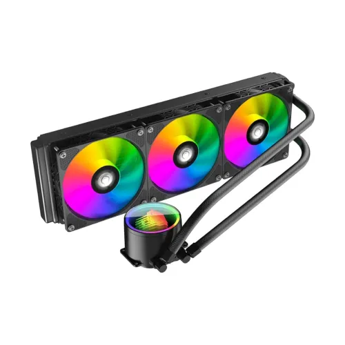 Jungle Leopard TK1 360P ARGB All In One Liquid CPU Cooler Black