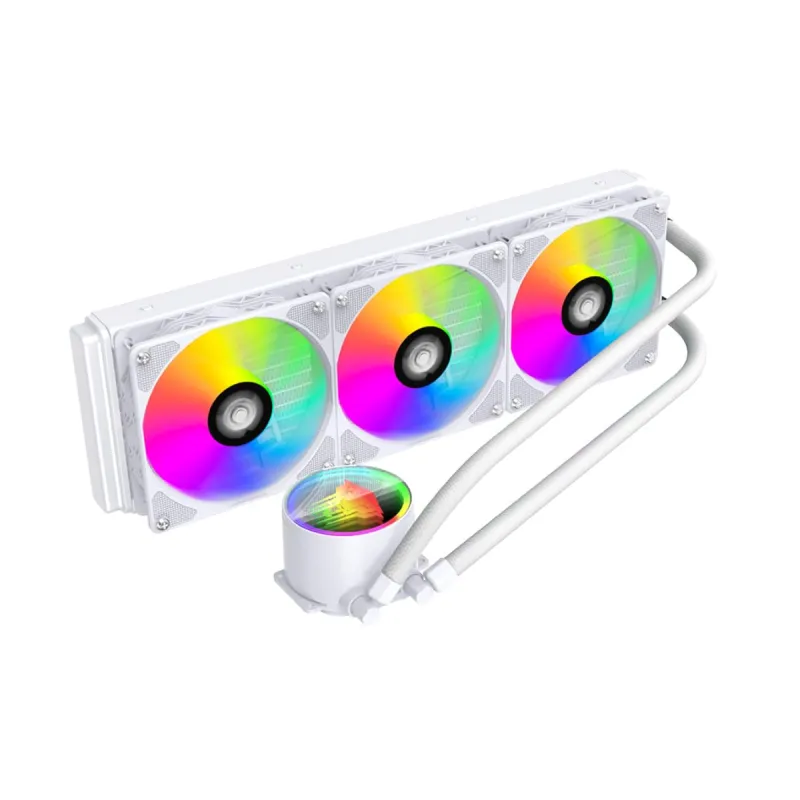 Jungle Leopard TK1 360P ARGB All In One Liquid CPU Cooler White
