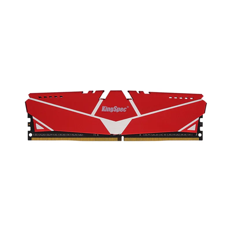 Kingspec 8GB 3200MHz DDR4 Heatsink Red Desktop RAM