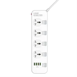 LDNIO SC4408 4 AC Outlets Universal Power Strip