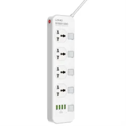 LDNIO SC4408 4 AC Outlets Universal Power Strip