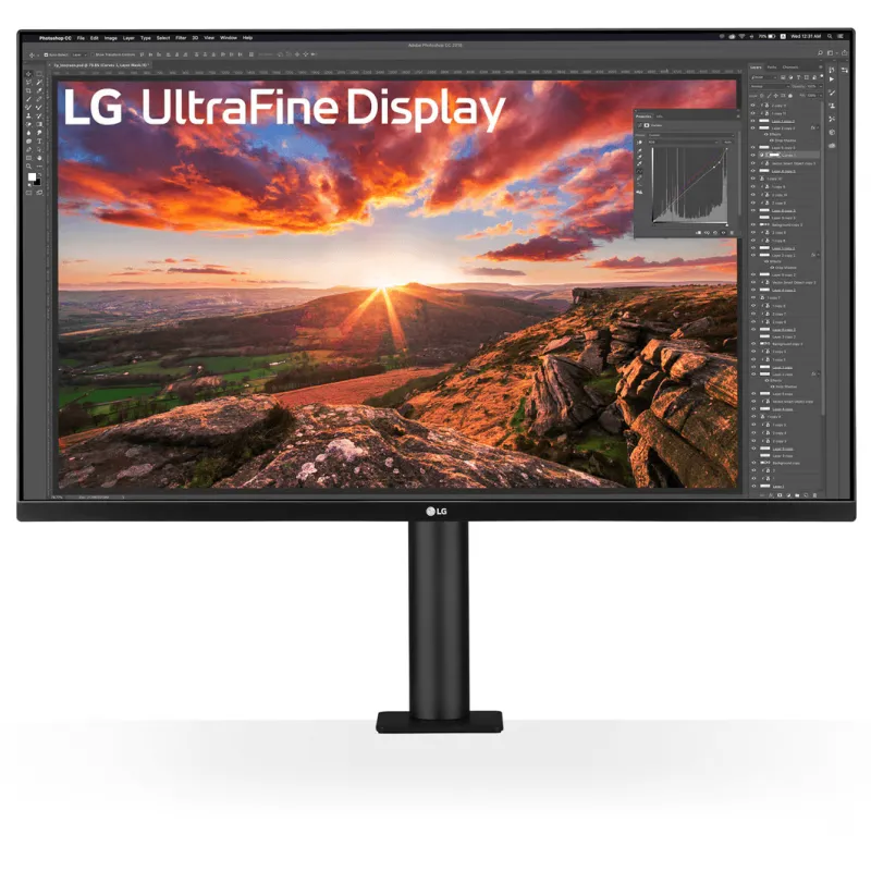 LG 32UN880K-B 32 inch 4K UHD Ergo IPS Monitor
