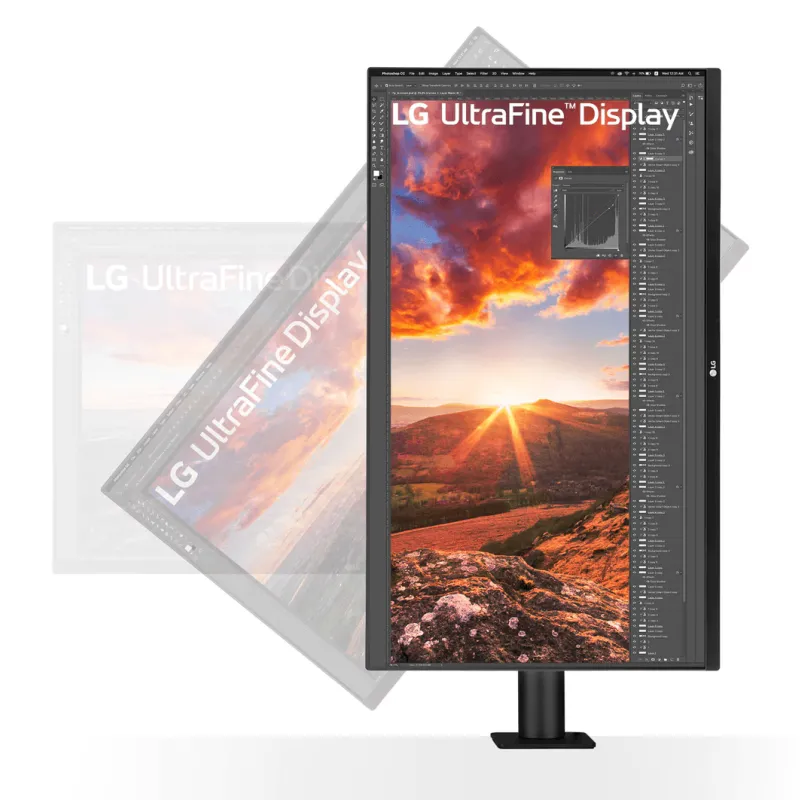 LG 32UN880K-B 32 inch 4K UHD Ergo IPS Monitor
