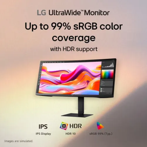 LG 34U650A-B 34" 100Hz UltraWide WQHD IPS Curved Monitor