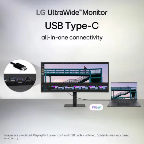 LG 34U650A-B 34" 100Hz UltraWide WQHD IPS Curved Monitor