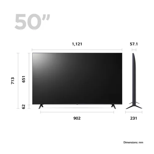LG UR80 50 Inch 4K UHD Smart LED TV