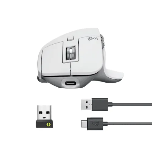 Logitech MX MASTER 3S High-performance Wireless Mouse Pale Grey
