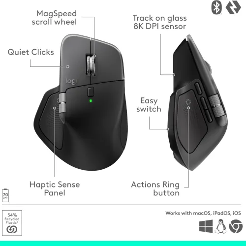Logitech MX Master 4 High-Performance Wireless Mouse