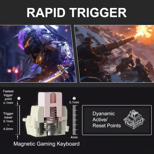MAGEGEE Captain87 Magnetic Mechanical Gaming Keyboard