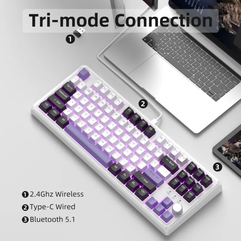 MAGEGEE SKY87 Tri-mode Mechanical Keyboard