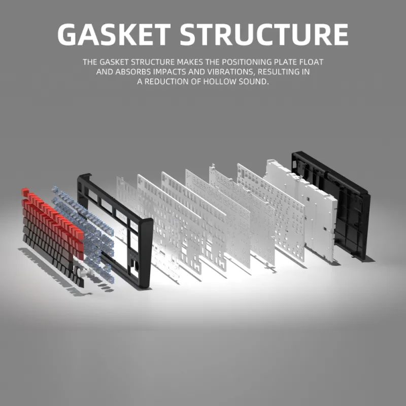 MAGEGEE SKY87 Tri-mode Side Printed Mechanical Keyboard