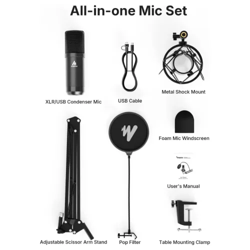 Maono AU A04 Gen2 Condenser Microphone