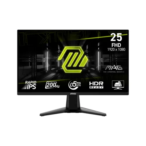 MSI MAG 255F E20 24.5 Inch Rapid IPS 200Hz FHD Gaming Monitor