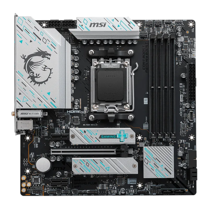 MSI B650M GAMING PLUS WIFI AM5 Motherboard