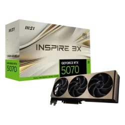 MSI GeForce RTX 5070 12G INSPIRE 3X OC GDDR7 Graphics Card