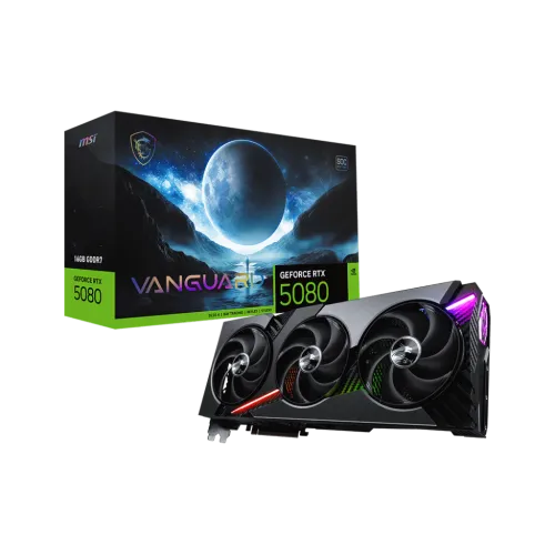 MSI GeForce RTX 5080 16G VANGUARD SOC 16GB GDDR7 Graphics Card