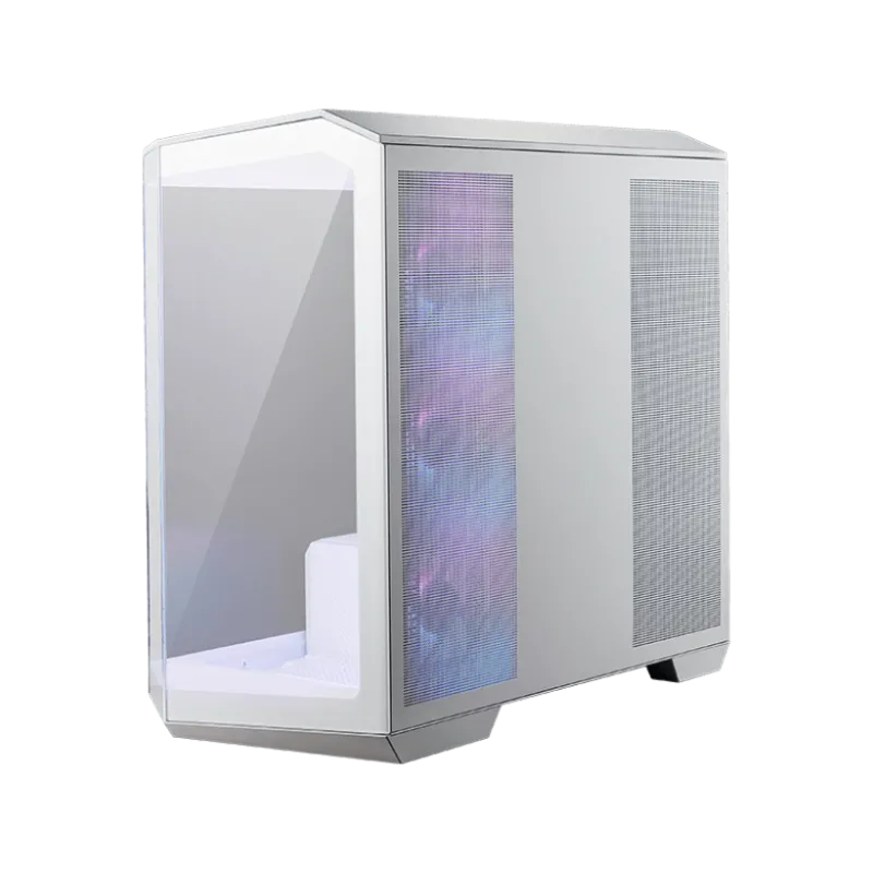 MSI MAG PANO M100R PZ White Micro-ATX Tower Gaming Case