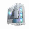 MSI MAG PANO M100R PZ White Micro-ATX Tower Gaming Case