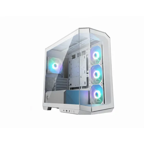 MSI MAG PANO M100R PZ White Micro-ATX Tower Gaming Case