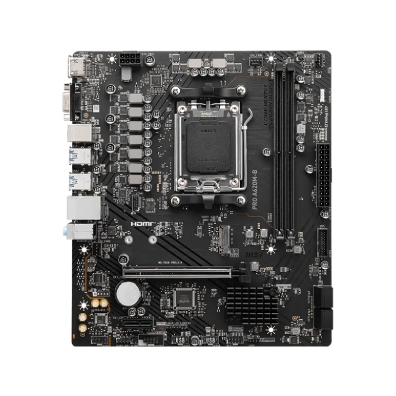 MSI PRO A620M-B AM5 mATX Motherboard