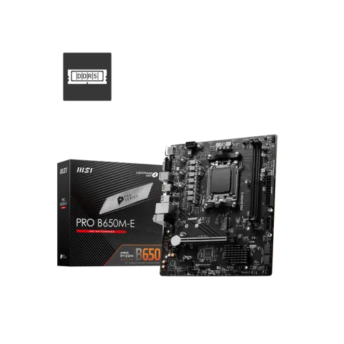 MSI PRO B650M-E AM5 mATX Motherboard