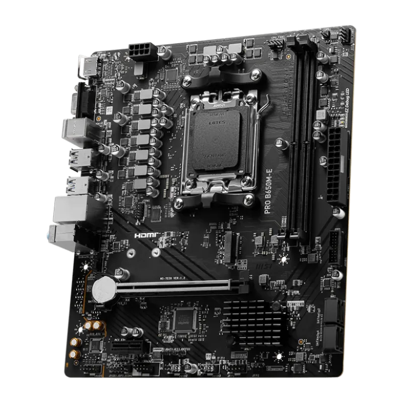 MSI PRO B650M-E AM5 mATX Motherboard