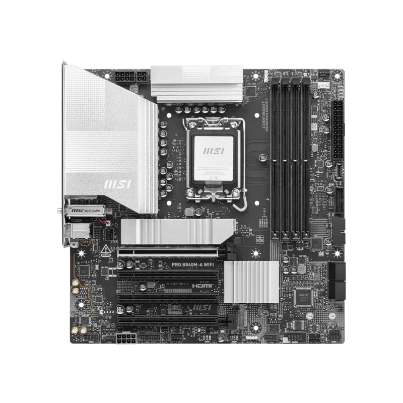 MSI PRO B860M-A WIFI LGA1851 Micro ATX Motherboard