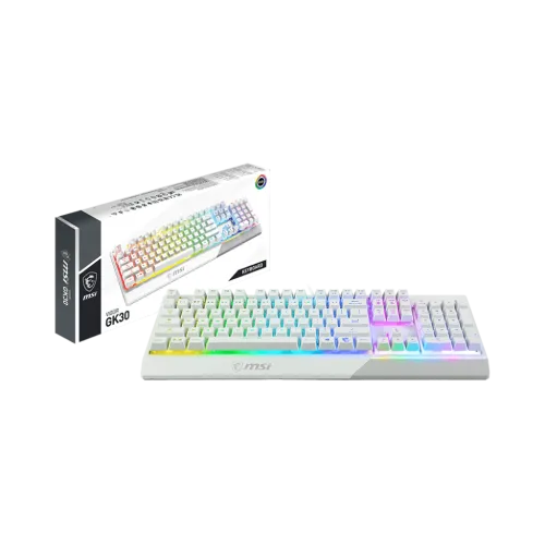 MSI VIGOR GK30 WHITE Wired RGB Gaming Keyboard