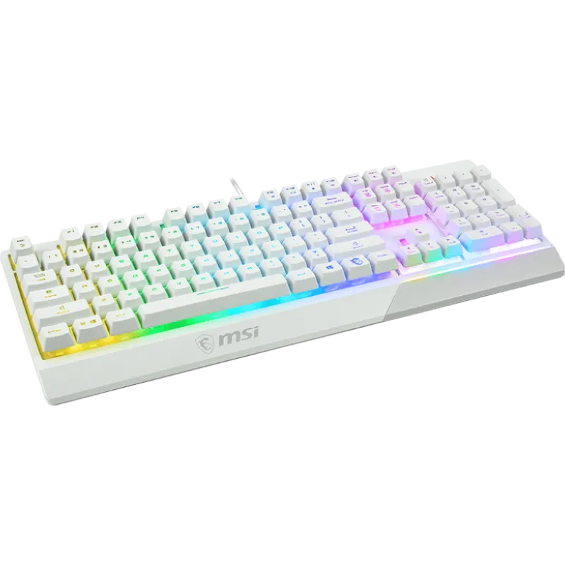 MSI VIGOR GK30 WHITE Wired RGB Gaming Keyboard