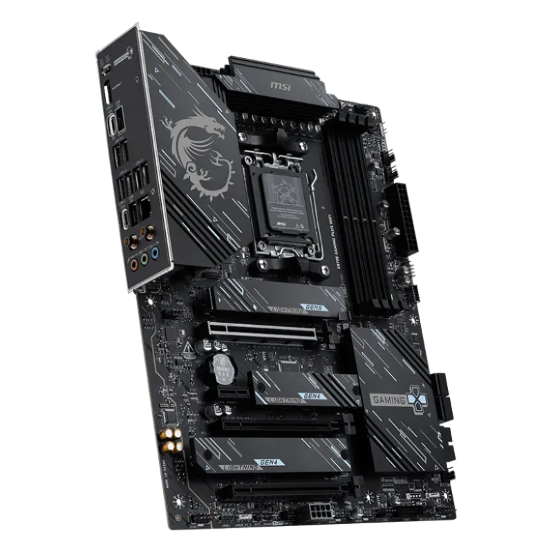 MSI X870E GAMING PLUS WIFI AM5 ATX Motherboard