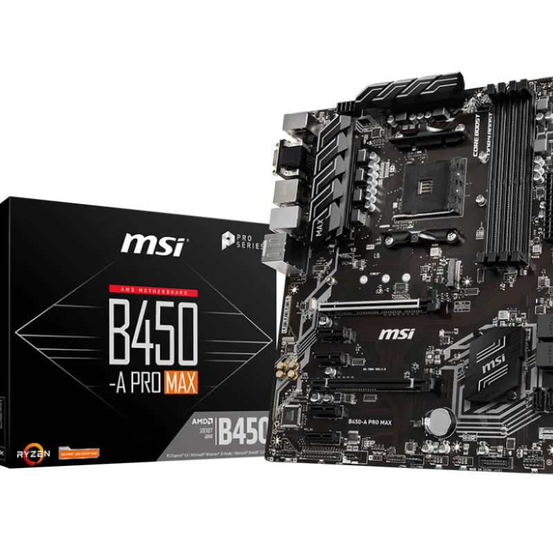 MSI B450-A PRO MAX AMD AM4 Motherboard