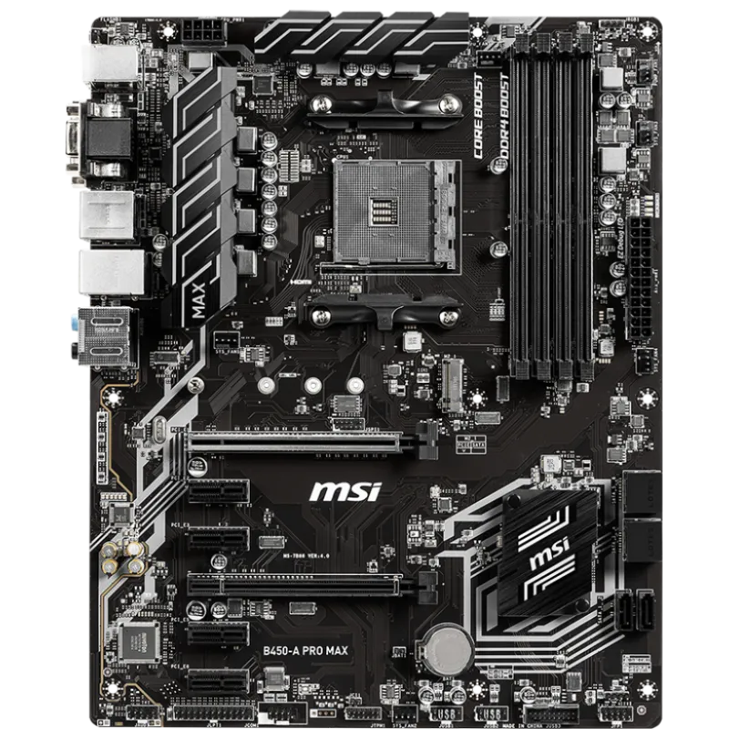 MSI B450-A PRO MAX AMD AM4 Motherboard