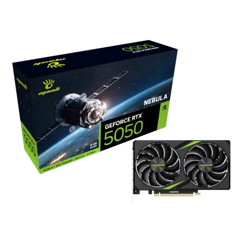Manli Nebula GeForce RTX 5050 8GB GDDR6 Graphics Card Manli Nebula GeForce RTX 5050 8GB GDDR6 Graphics Card