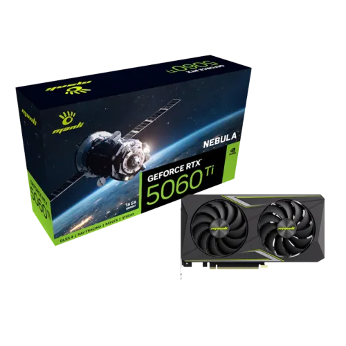 Manli Nebula GeForce RTX 5060 Ti 16GB GDDR7 Graphics Card Manli Nebula GeForce RTX 5060 Ti 16GB GDDR7 Graphics Card