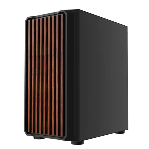 MaxGreen 315 Wood Mid Tower M-ATX Gaming Case With 4xARGB Fan