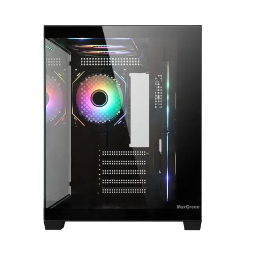 MaxGreen DarkWave F5 Mid-Tower M-ATX Gaming Case