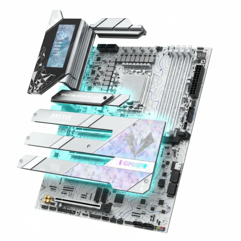Maxsun iCraft Z890 Arctic Wi-Fi 7 DDR5 ATX Motherboard