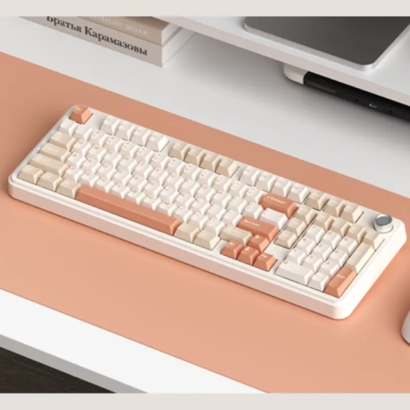 Monka K100 Tri Mode Wireless Hot-Swappable Mechanical Keyboard