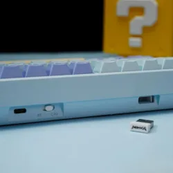 MONKA A75 MAX Tri-Mode Wireless Mechanical Keyboard Blue Plant