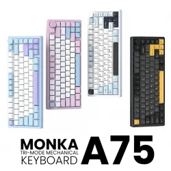 Monka A75 Tri Mode RGB Mechanical Keyboard