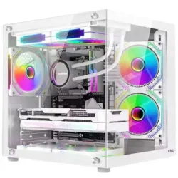 OVO 280W 5X-ARGB White Ice Cool Gaming Casing