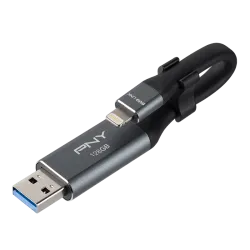 PNY 128GB DUO LINK iOS USB 3.0 OTG Flash Drive