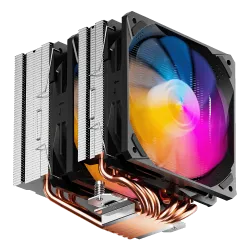 upHere D6SEC ARGB CPU Air Cooler (Black)