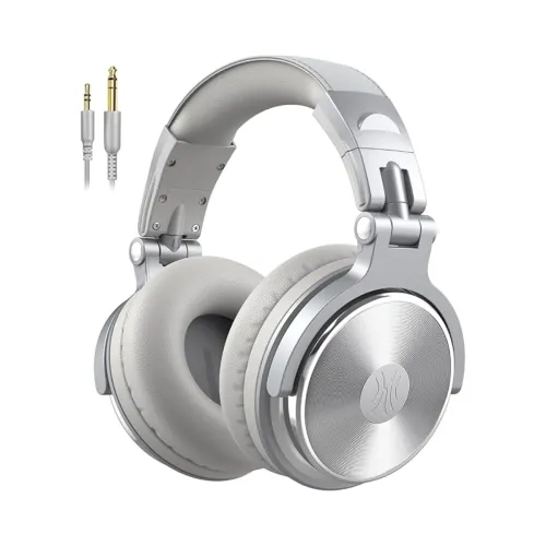 OneOdio Pro 10 Wired Headphone Silver