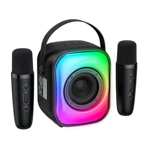ONIKUMA L7 K Song RGB Light Bluetooth-compatible Speaker Dual Wireless Microphone