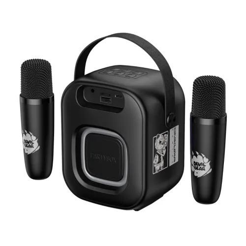 ONIKUMA L7 K Song RGB Light Bluetooth-compatible Speaker Dual Wireless Microphone